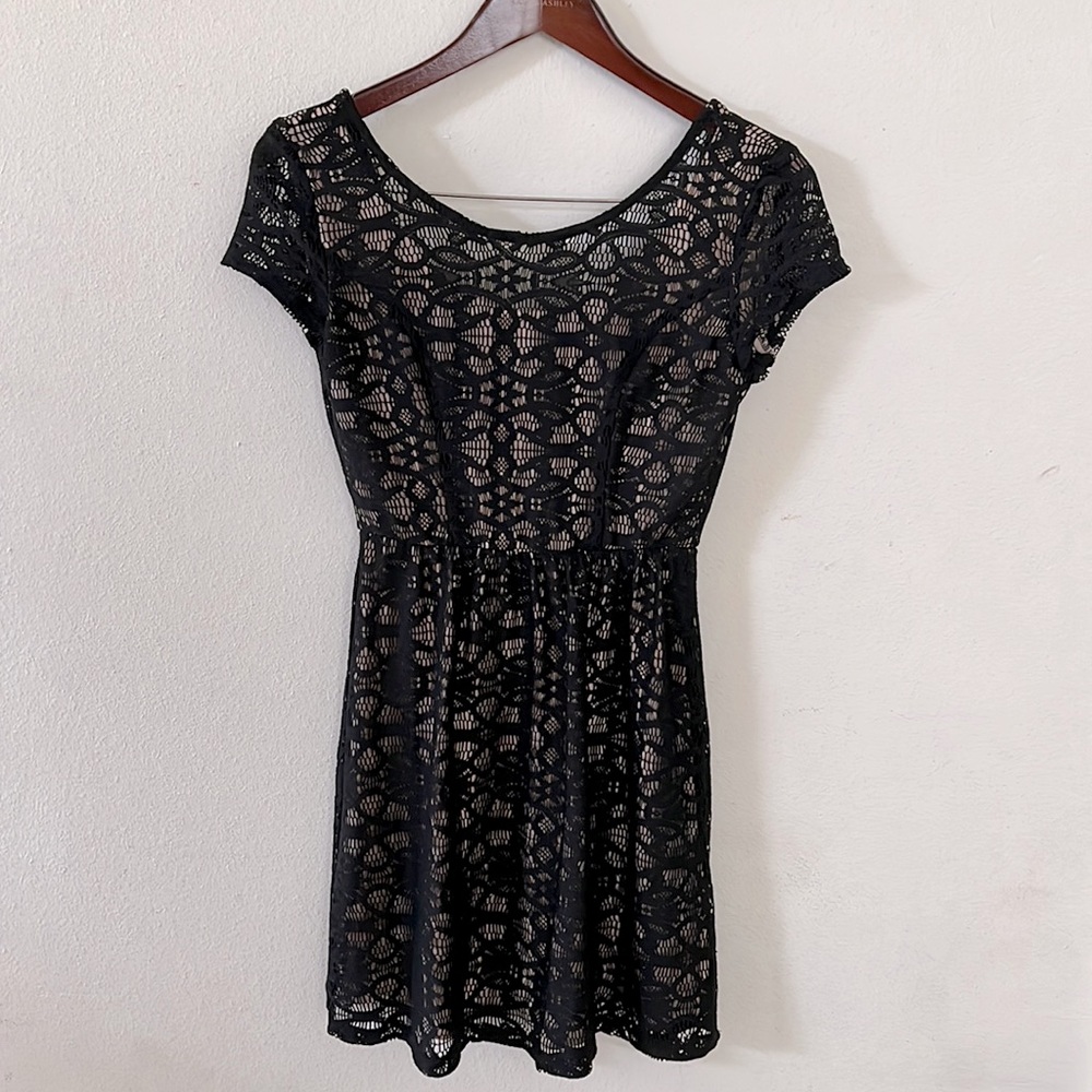 Black Lace Speechless Dress